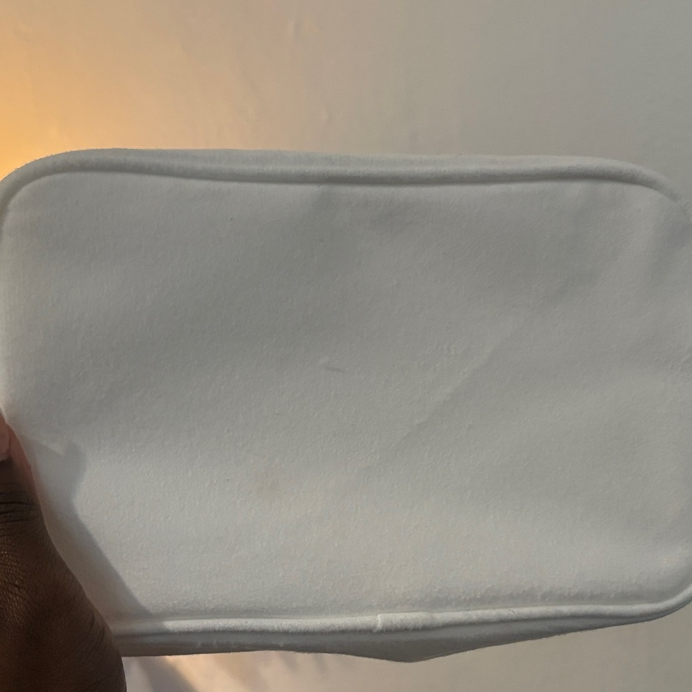 CHANEL White and Gold Beauty Pouch - Picture 2 of 9